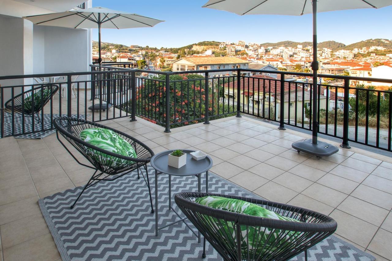 D & E Apartments Szkiáthosz Kültér fotó
